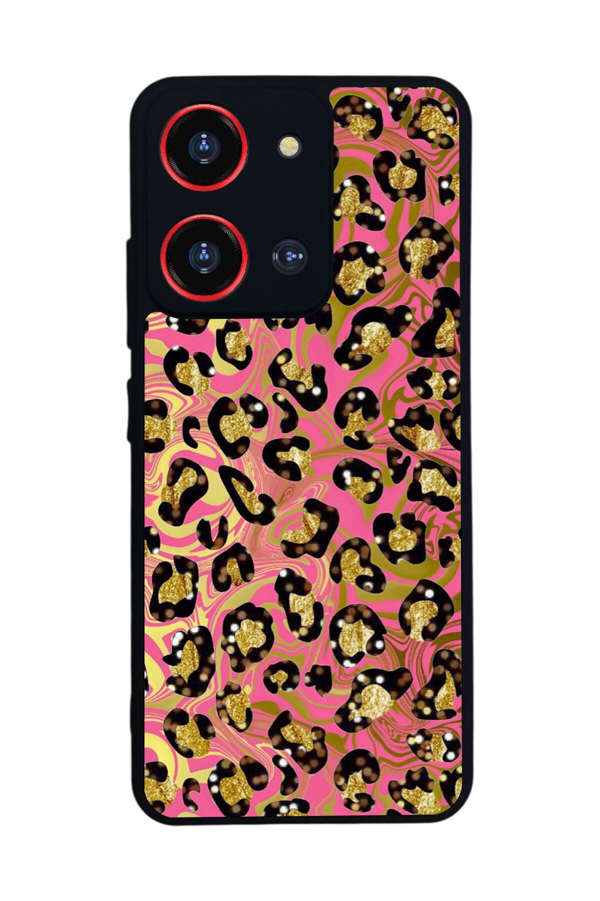 Reeder S19 Max Pro S 108MP Uyumlu Hologram Leopar Tasarımlı Glossy Premium Kılıf