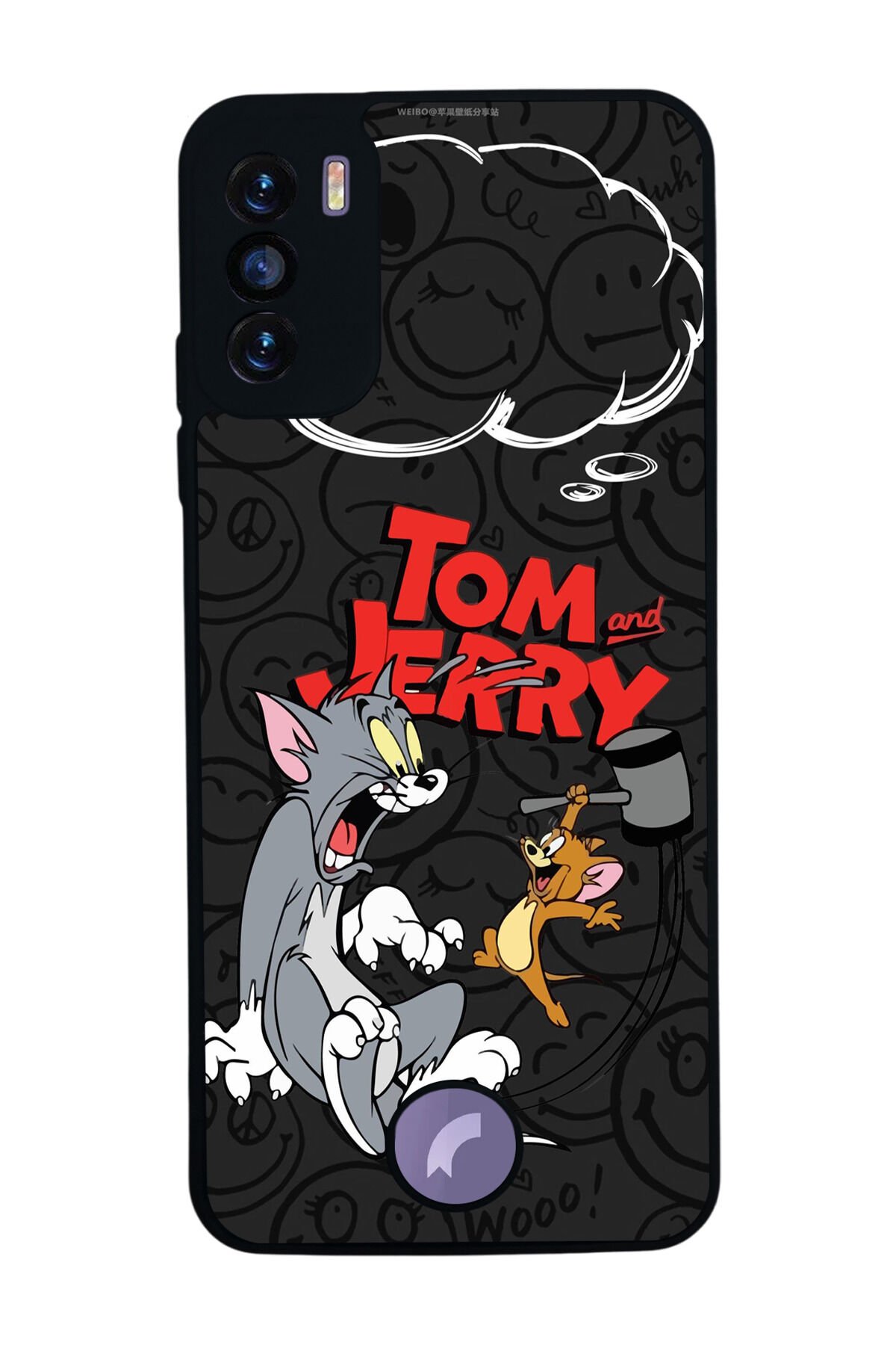 Reeder S19 Max Pro S Uyumlu Tom And Jerry Tasarımlı Glossy Premium Kılıf