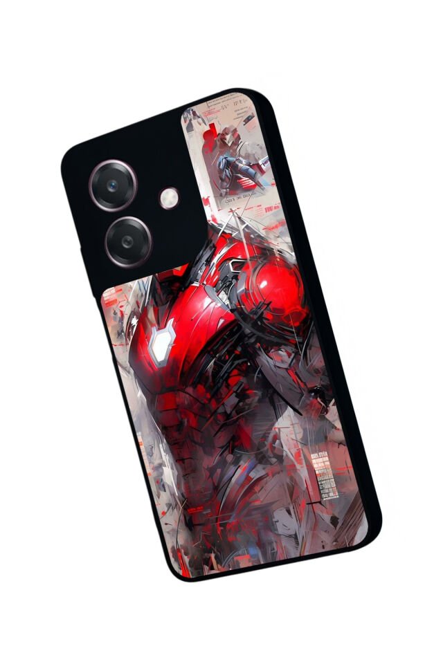 Oppo A3 5G Uyumlu Iron Man ( Demir Adam ) Tasarımlı Glossy Premium Kılıf