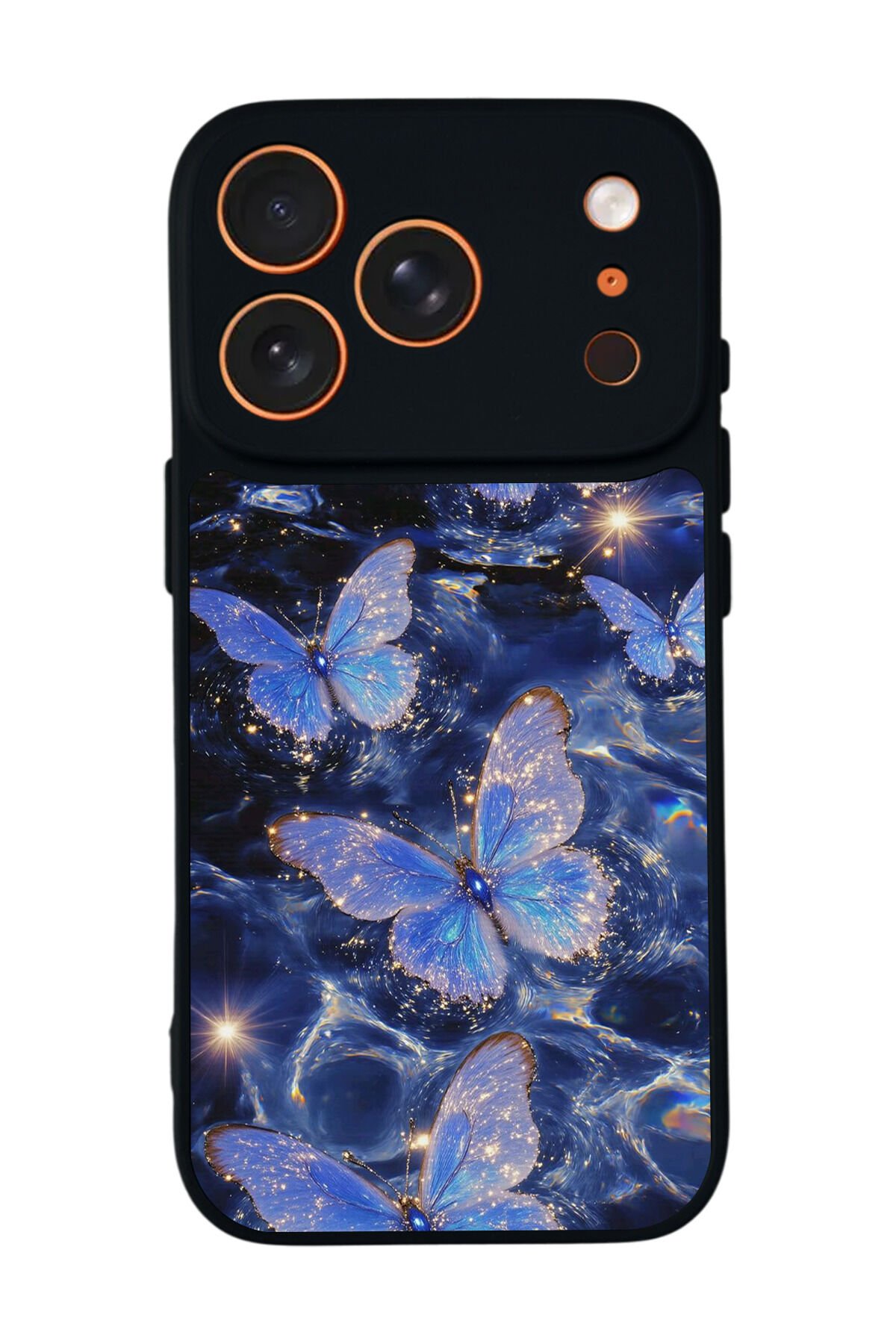 iPhone 17 Pro Max Uyumlu Kelebek Tasarımlı Glossy Premium Kılıf