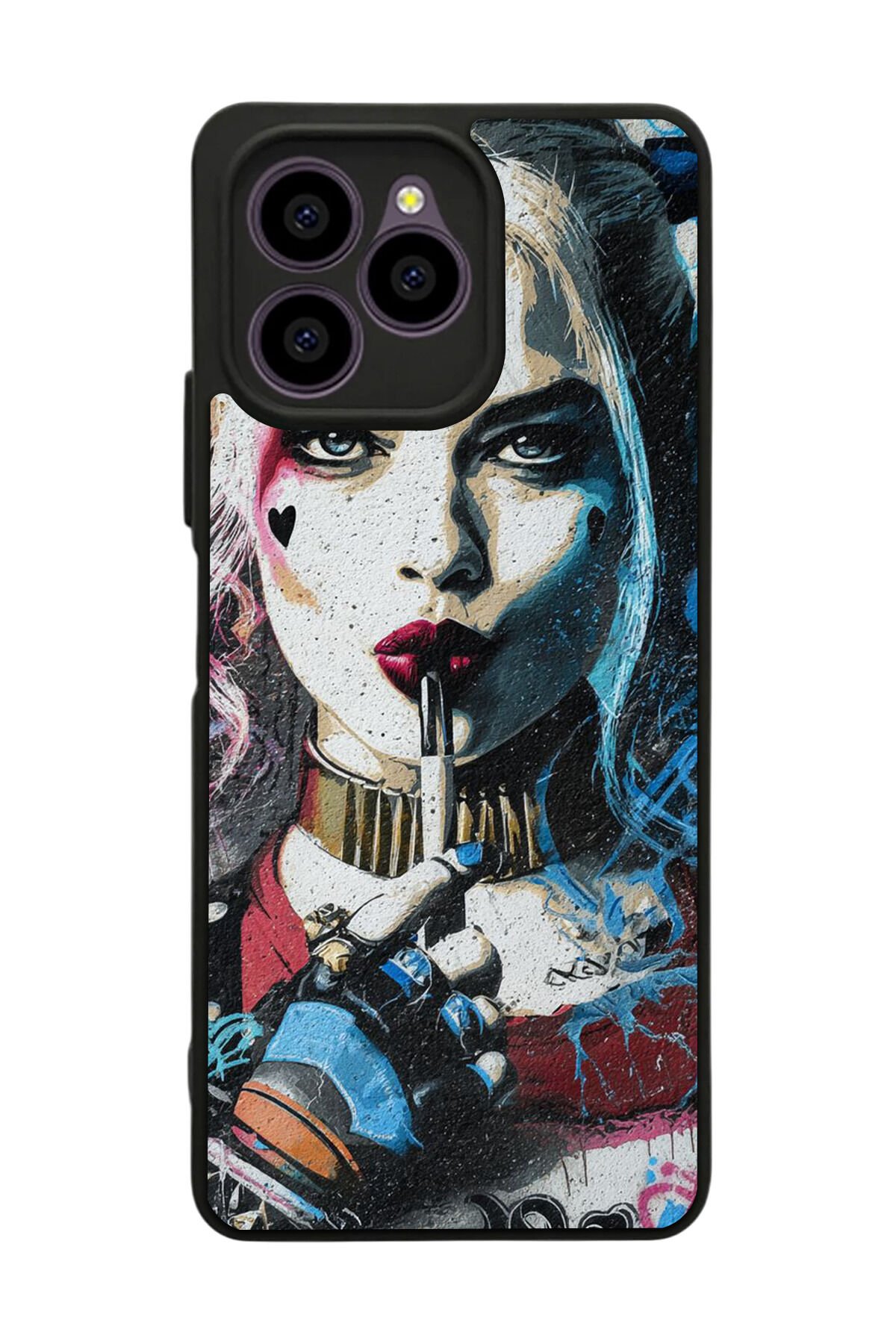 Omix X6 Uyumlu HarleyQueen Tasarımlı Glossy Premium Kılıf