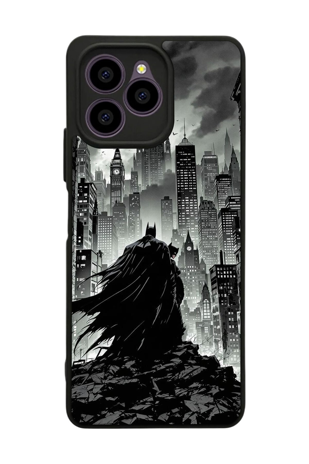 Omix X6 Uyumlu Batman Tasarımlı Glossy Premium Kılıf