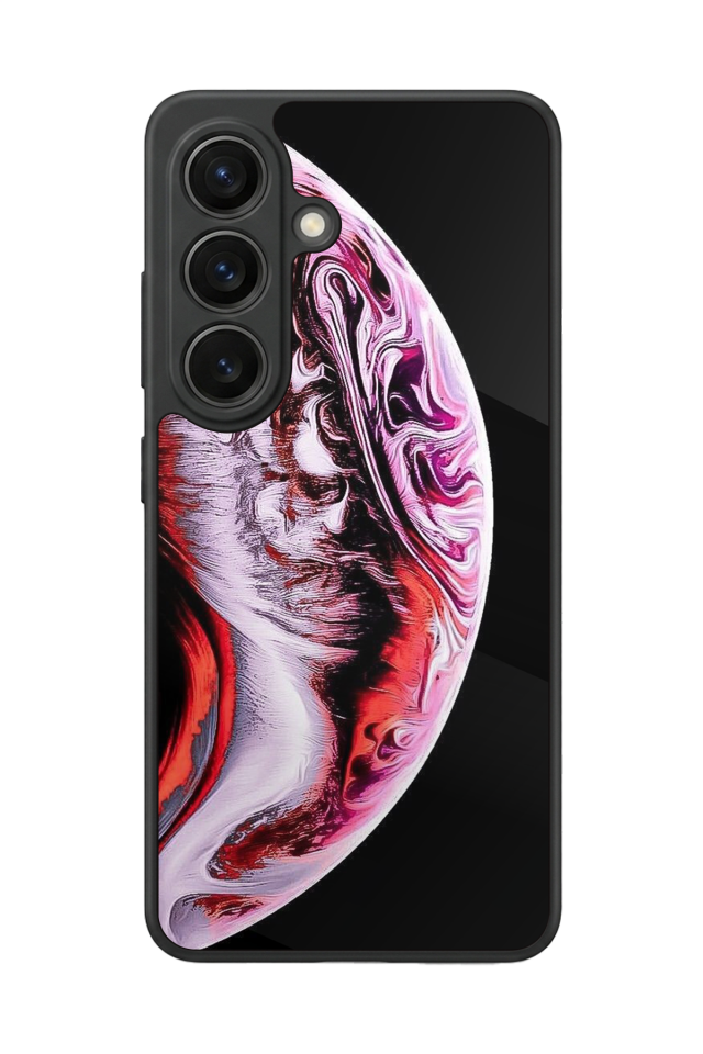 Samsung Galaxy S26 Uyumlu Ay Tasarımlı Glossy Premium Kılıf