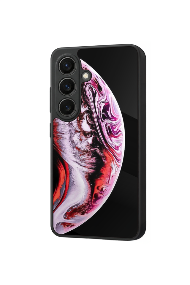 Samsung Galaxy S26 Uyumlu Ay Tasarımlı Glossy Premium Kılıf