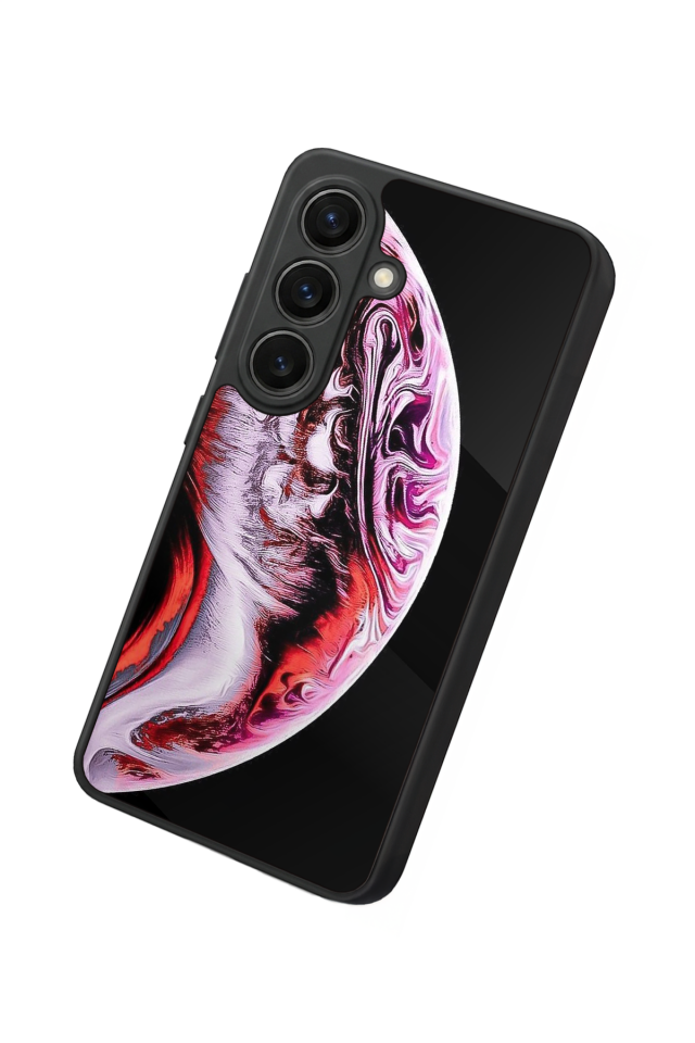 Samsung Galaxy S26 Uyumlu Ay Tasarımlı Glossy Premium Kılıf