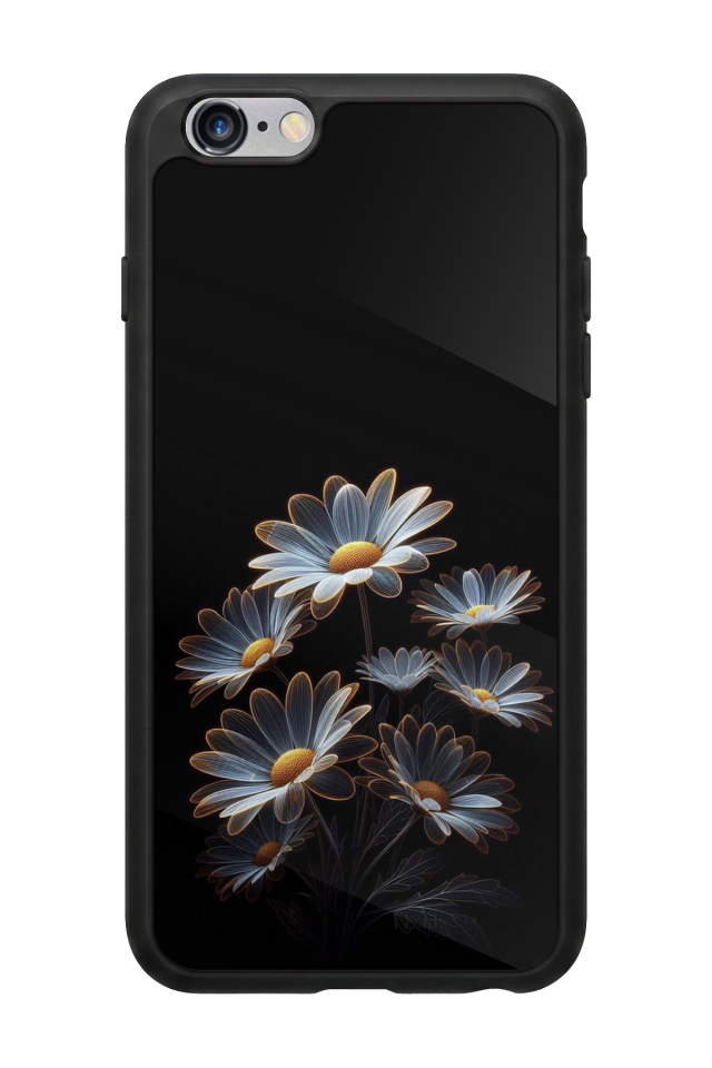 iPhone 6s Plus Uyumlu Cicek Tasarımlı Glossy Premium Kılıf