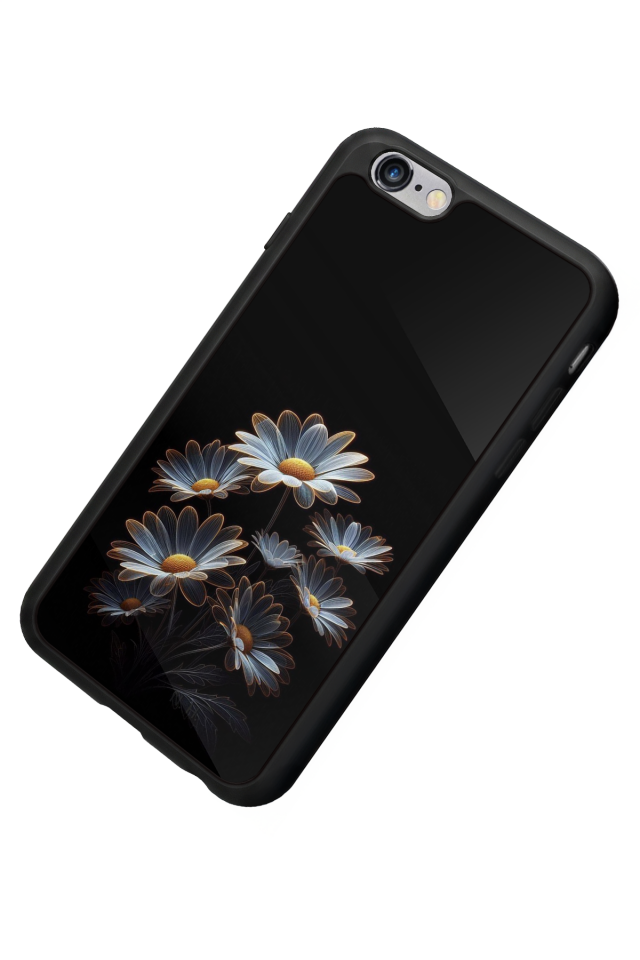 iPhone 6s Plus Uyumlu Cicek Tasarımlı Glossy Premium Kılıf