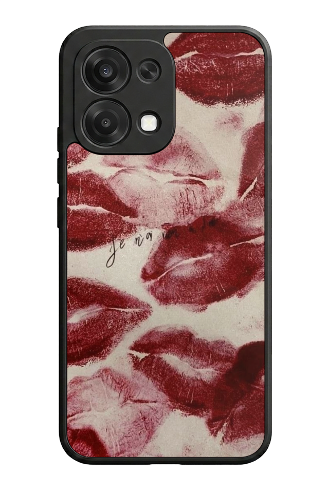 Oppo A6 Pro Uyumlu Dudak Tasarımlı Glossy Premium Kılıf