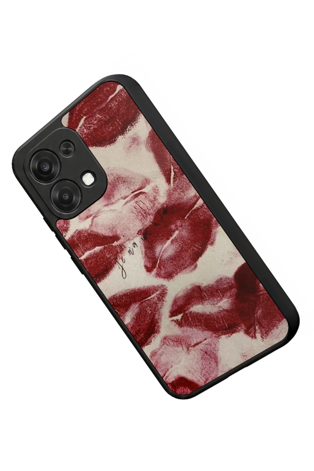 Oppo A6 Pro Uyumlu Dudak Tasarımlı Glossy Premium Kılıf
