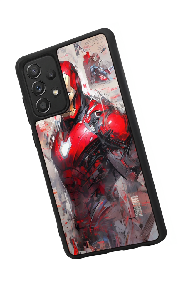 Samsung Galaxy A72 Uyumlu Iron Man ( Demir Adam ) Tasarımlı Glossy Premium Kılıf