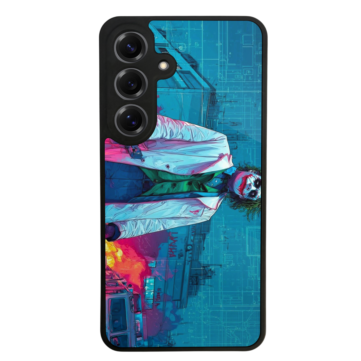 Samsung Galaxy S25 Uyumlu Joker Tasarımlı Glossy Premium Kılıf