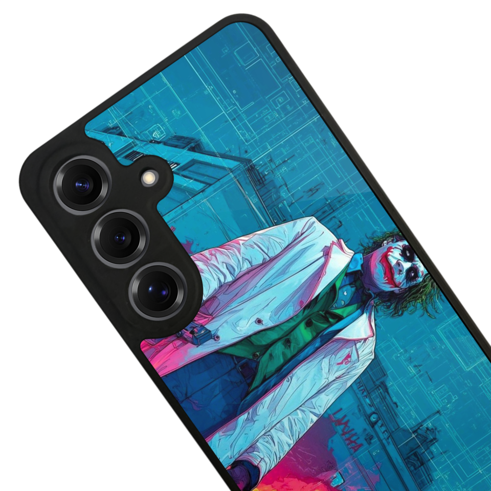 Samsung Galaxy S25 Uyumlu Joker Tasarımlı Glossy Premium Kılıf