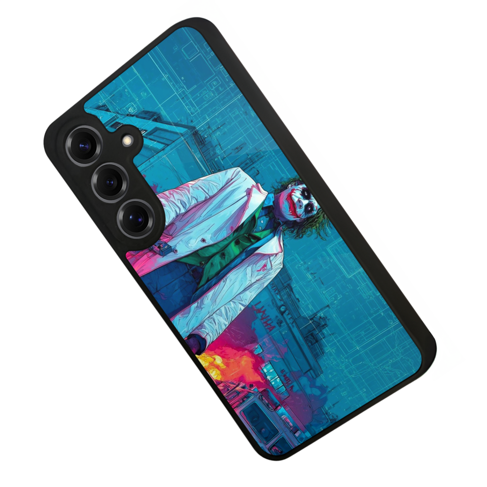 Samsung Galaxy S25 Uyumlu Joker Tasarımlı Glossy Premium Kılıf