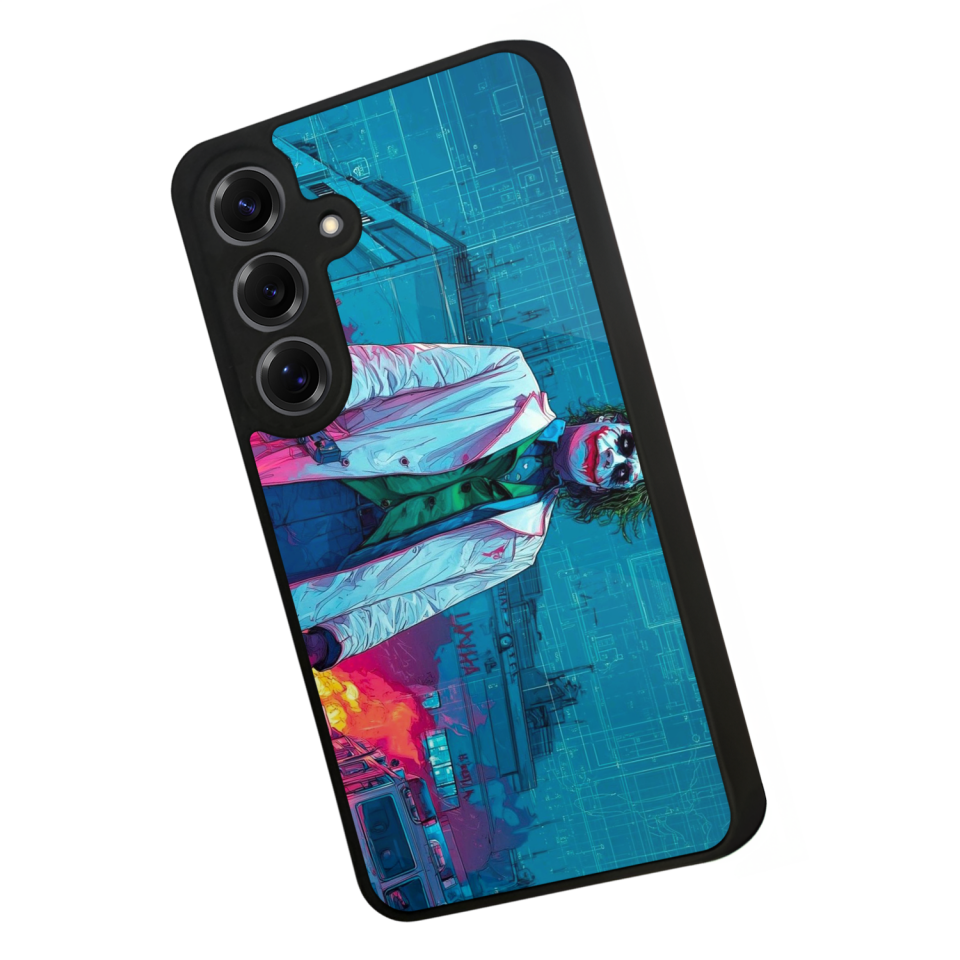 Samsung Galaxy S25 Uyumlu Joker Tasarımlı Glossy Premium Kılıf