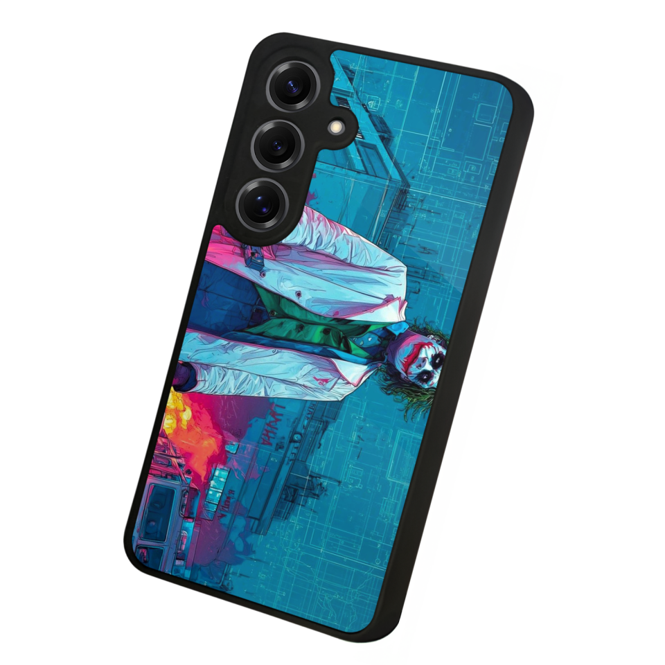 Samsung Galaxy S25 Uyumlu Joker Tasarımlı Glossy Premium Kılıf