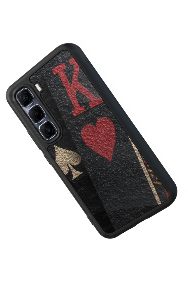 Infinix Hot 60 Pro Plus Uyumlu Kart Tasarımlı Glossy Premium Kılıf