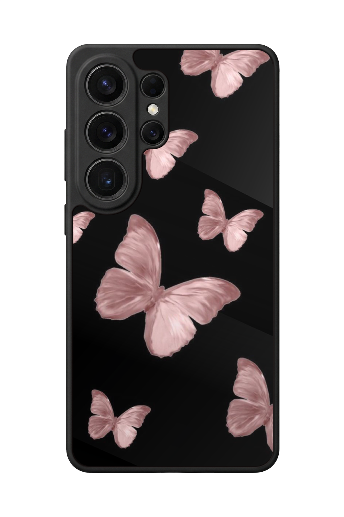 Samsung Galaxy S26 Ultra Uyumlu Kelebek Tasarımlı Glossy Premium Kılıf