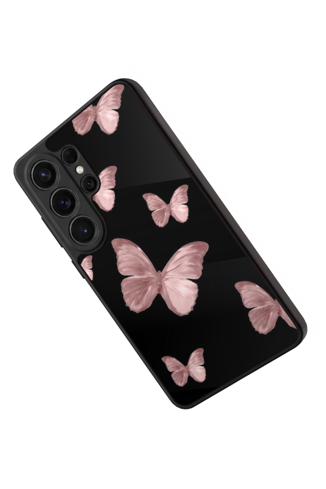 Samsung Galaxy S26 Ultra Uyumlu Kelebek Tasarımlı Glossy Premium Kılıf