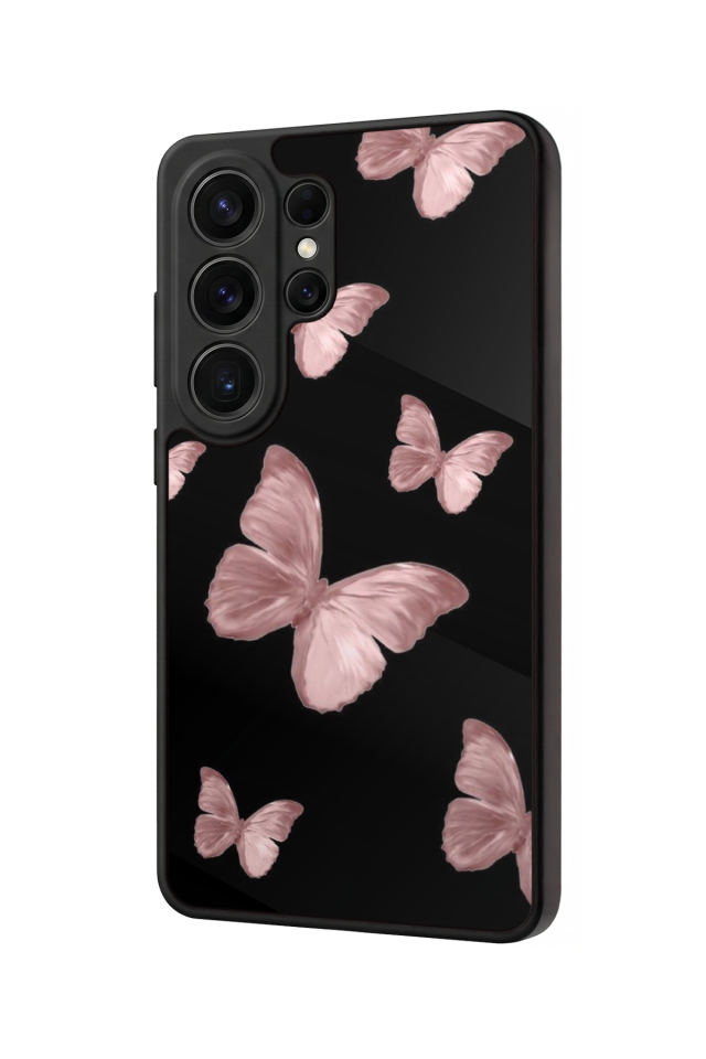 Samsung Galaxy S26 Ultra Uyumlu Kelebek Tasarımlı Glossy Premium Kılıf