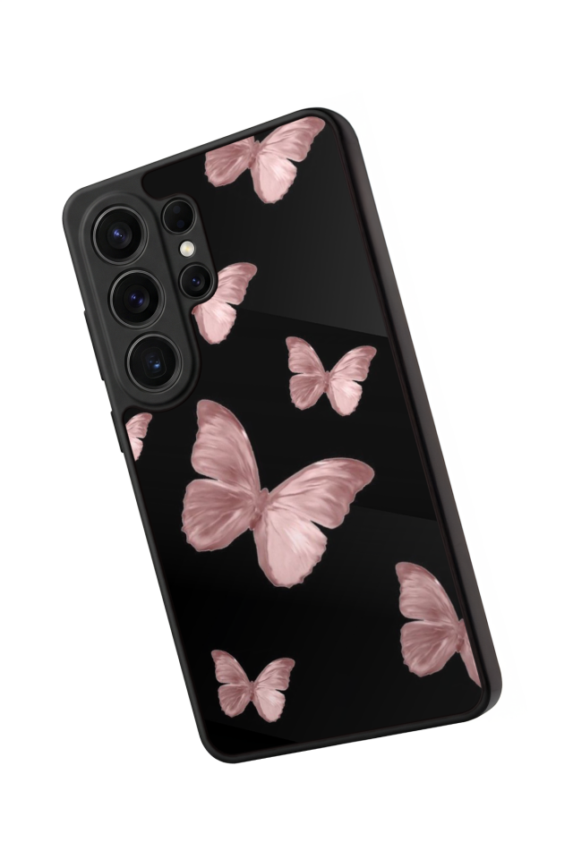 Samsung Galaxy S26 Ultra Uyumlu Kelebek Tasarımlı Glossy Premium Kılıf