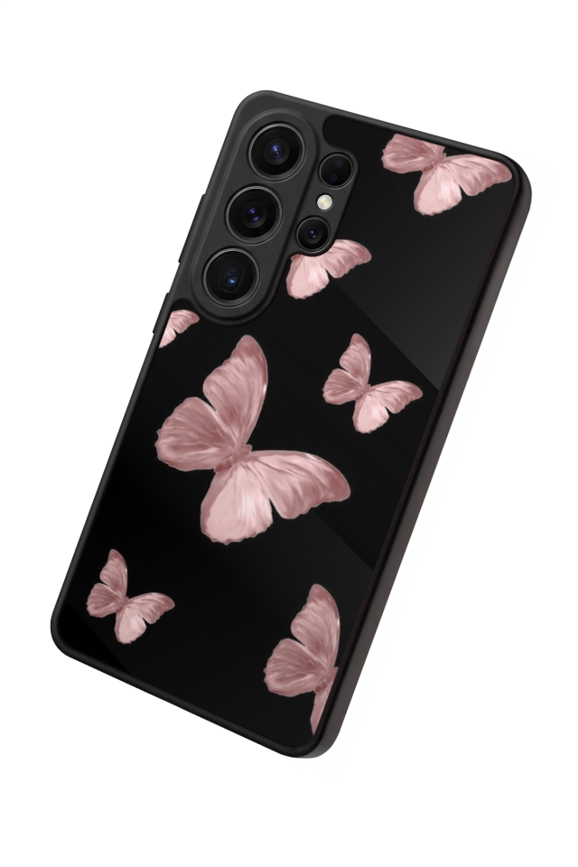 Samsung Galaxy S26 Ultra Uyumlu Kelebek Tasarımlı Glossy Premium Kılıf