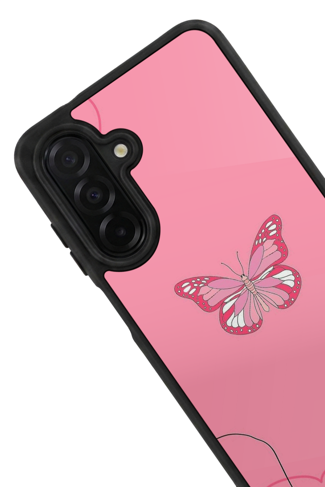 Samsung Galaxy A26 Uyumlu Kelebek Tasarımlı Glossy Premium Kılıf
