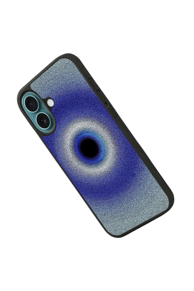 iPhone 16 Uyumlu Nazar Tasarımlı Glossy Premium Kılıf
