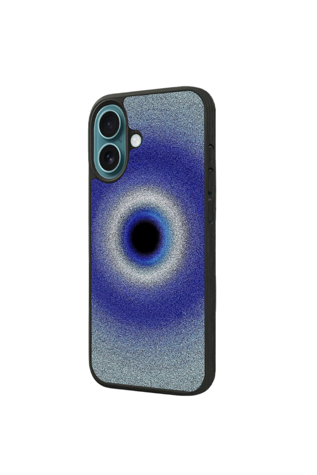 iPhone 16 Uyumlu Nazar Tasarımlı Glossy Premium Kılıf