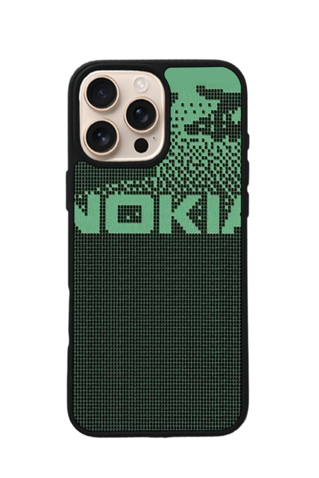 iPhone 16 Pro Uyumlu Nokia Tasarımlı Glossy Premium Kılıf