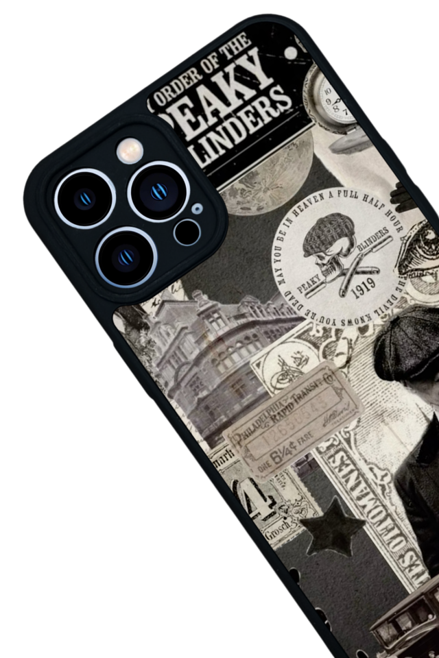 iPhone 12 Pro Max Uyumlu Peaky Blinders Tasarımlı Glossy Premium Kılıf