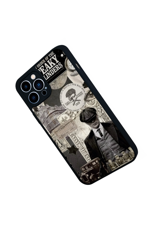 iPhone 12 Pro Max Uyumlu Peaky Blinders Tasarımlı Glossy Premium Kılıf