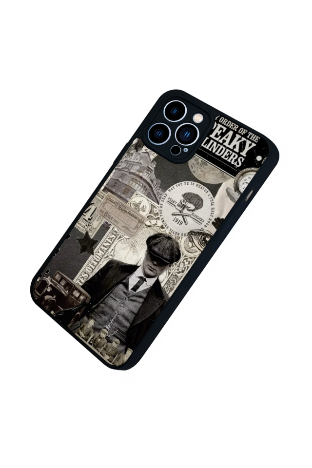 iPhone 12 Pro Max Uyumlu Peaky Blinders Tasarımlı Glossy Premium Kılıf
