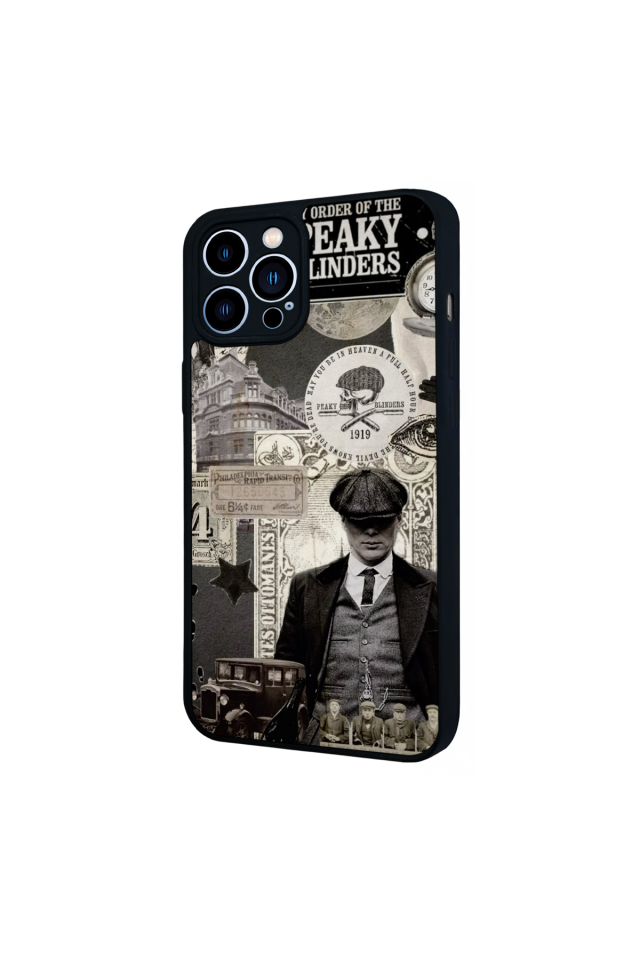 iPhone 12 Pro Max Uyumlu Peaky Blinders Tasarımlı Glossy Premium Kılıf