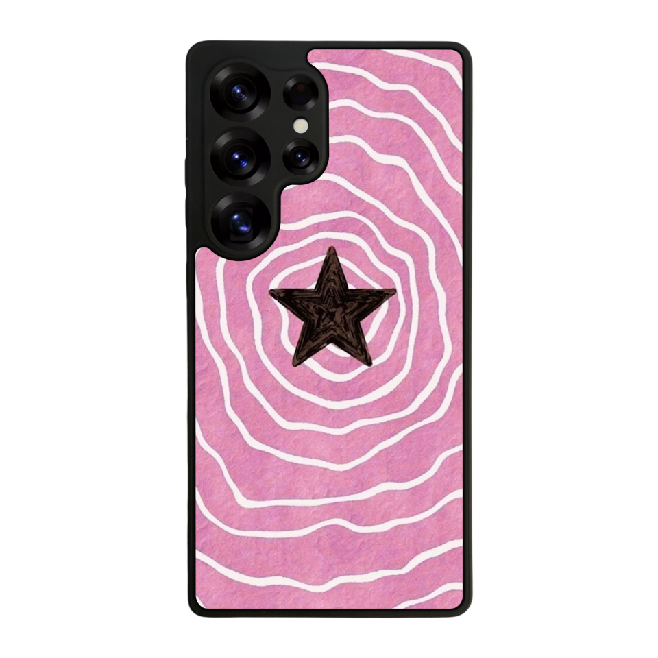 Samsung Galaxy S25 Ultra Uyumlu Retro Yildizlar Tasarımlı Glossy Premium Kılıf