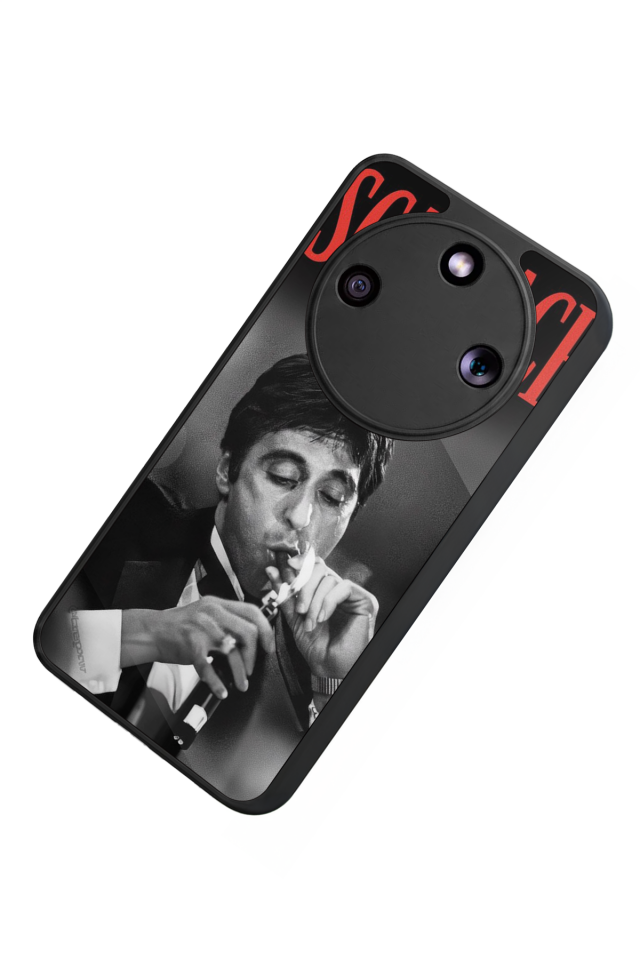 Honor Magic 8 Lite Uyumlu Scarface Tasarımlı Glossy Premium Kılıf