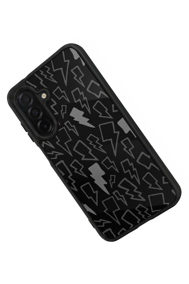 Samsung Galaxy A36 Uyumlu Simsek Tasarımlı Glossy Premium Kılıf