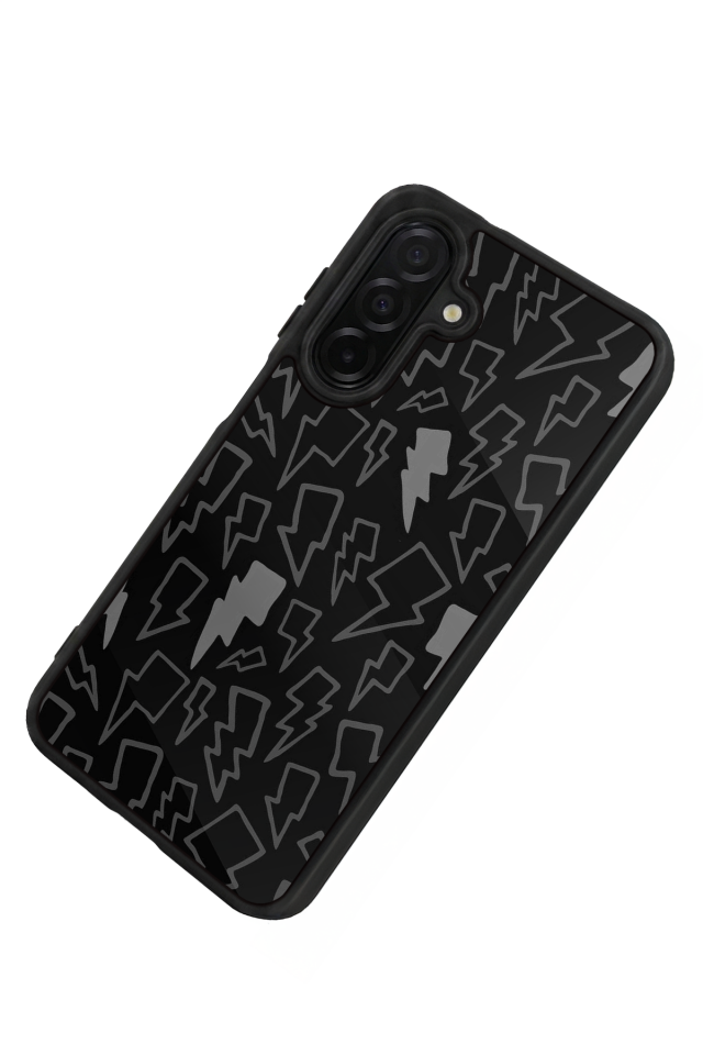 Samsung Galaxy A36 Uyumlu Simsek Tasarımlı Glossy Premium Kılıf