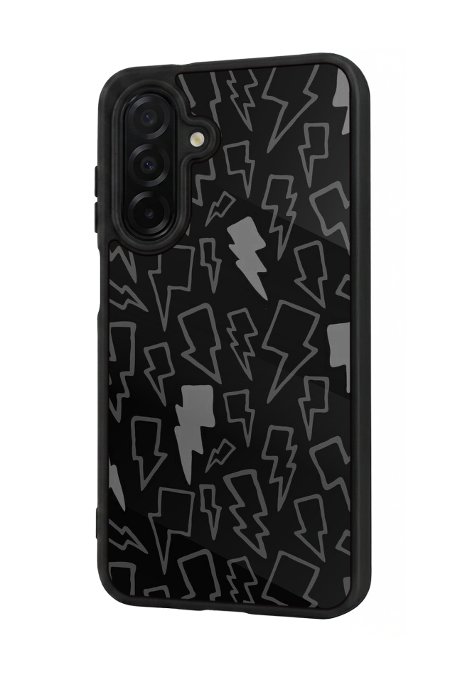 Samsung Galaxy A36 Uyumlu Simsek Tasarımlı Glossy Premium Kılıf