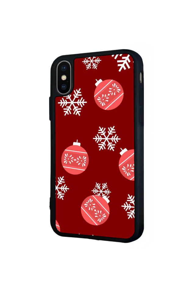 iPhone XS Max Uyumlu Yilbasi Christmas Tasarımlı Glossy Premium Kılıf