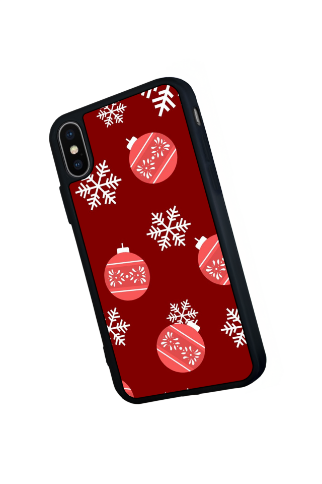 iPhone XS Max Uyumlu Yilbasi Christmas Tasarımlı Glossy Premium Kılıf