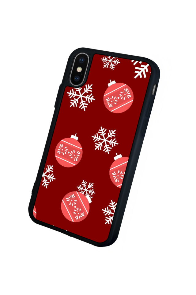 iPhone XS Max Uyumlu Yilbasi Christmas Tasarımlı Glossy Premium Kılıf