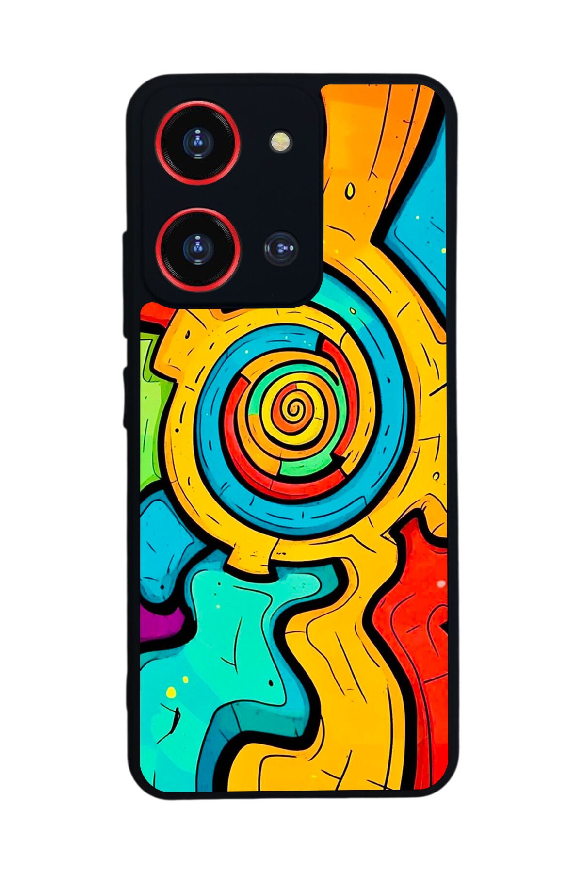 Reeder S19 Max Pro S 108MP Uyumlu Abstract Tasarımlı Glossy Premium Kılıf