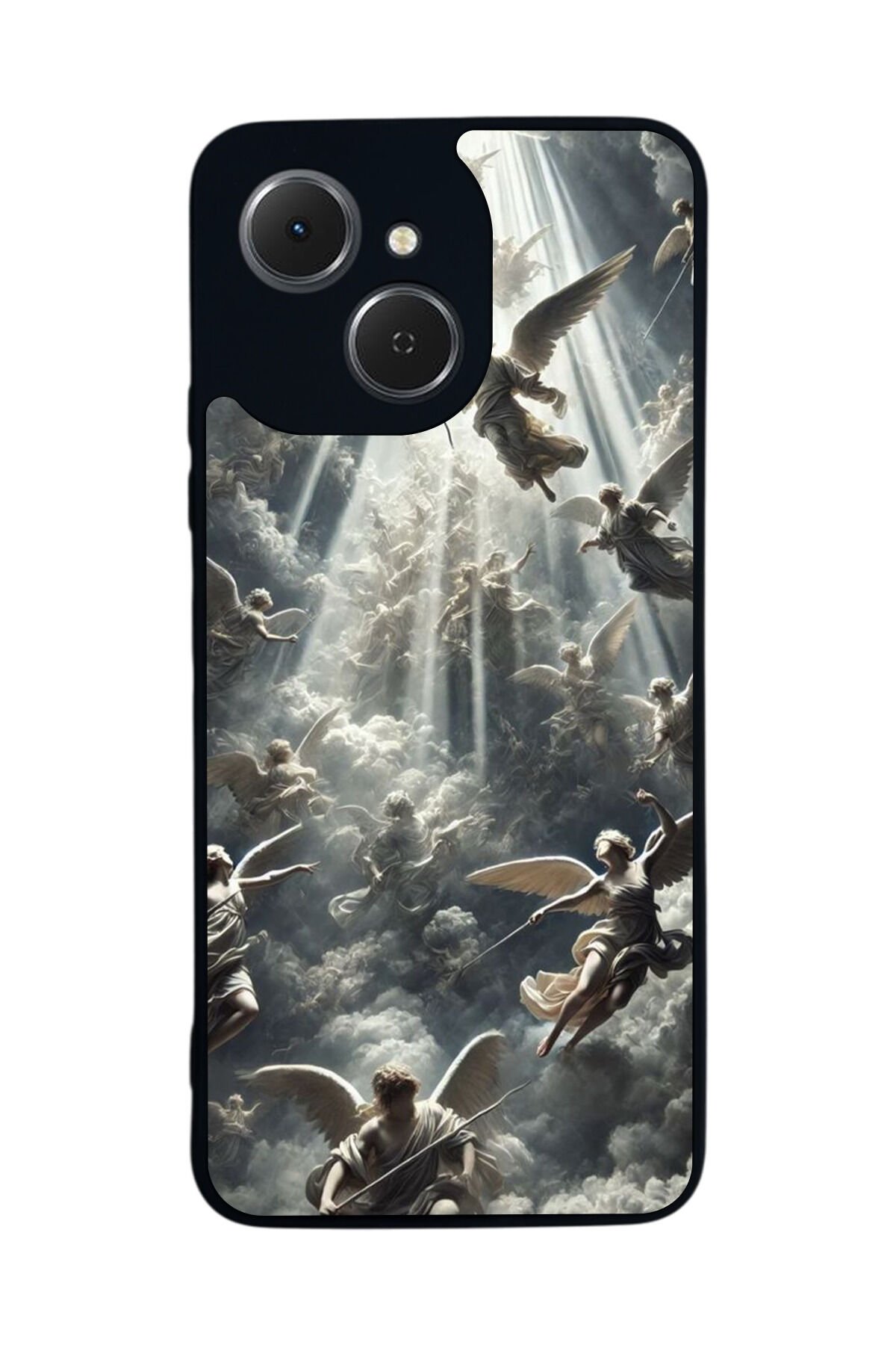 Tecno Spark 40C Uyumlu Melek Tasarımlı Glossy Premium Kılıf