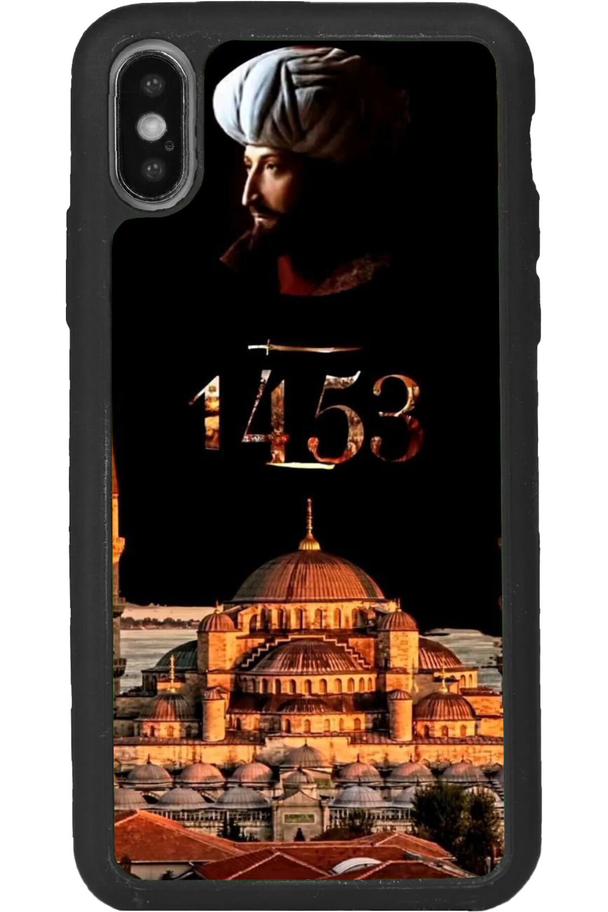 iPhone XS Max Uyumlu Mat Siyah uyumlu Kılıf – Yumuşak Silikon, Koruyucu, Şok Emici Kapak