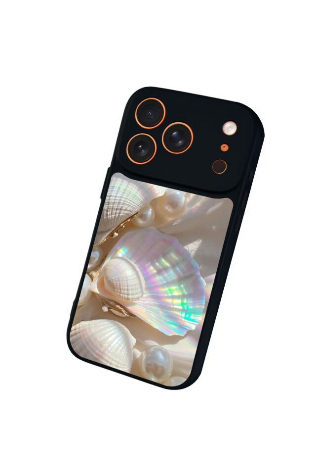 iPhone 17 Pro Uyumlu İnci Tasarımlı Glossy Premium Kılıf