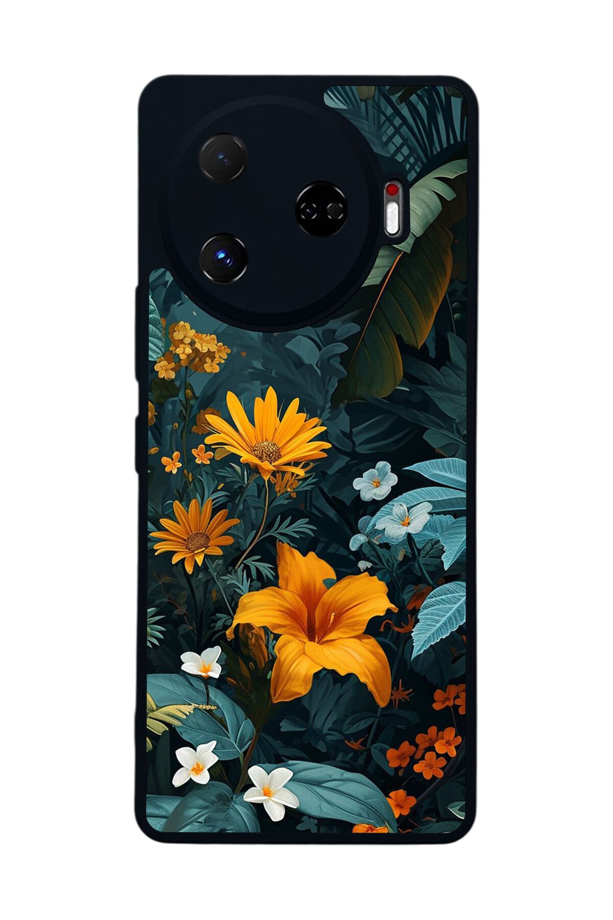 Tecno Camon 30 Pro Uyumlu Botanik Tasarımlı Glossy Premium Kılıf