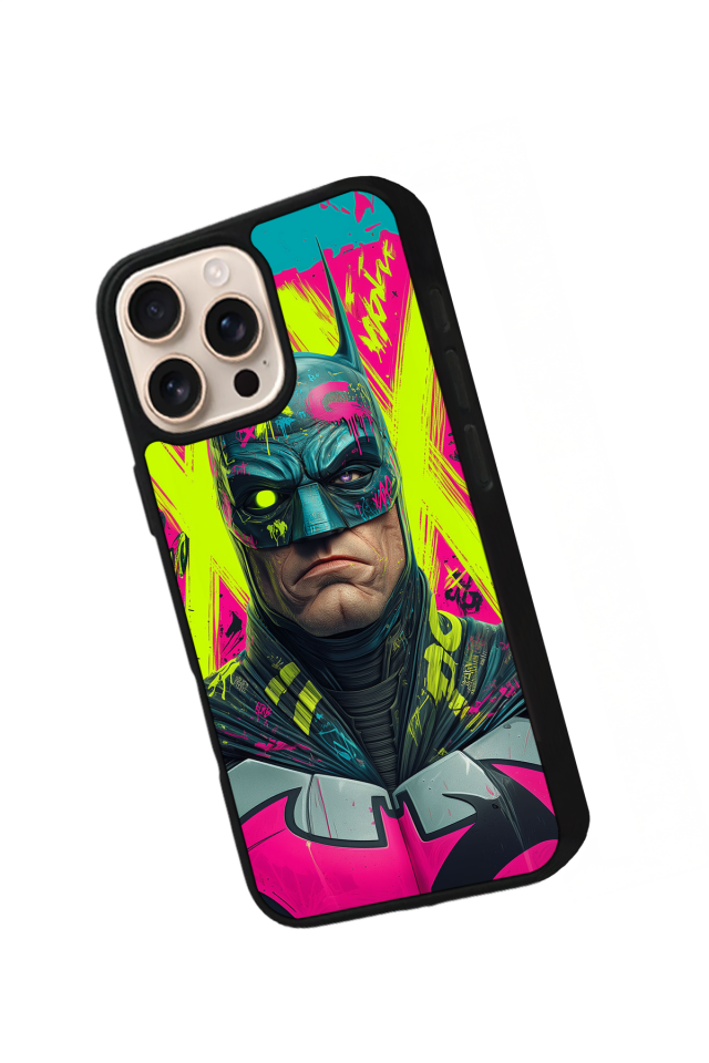 iPhone 14 Pro Uyumlu Batman Tasarımlı Glossy Premium Kılıf