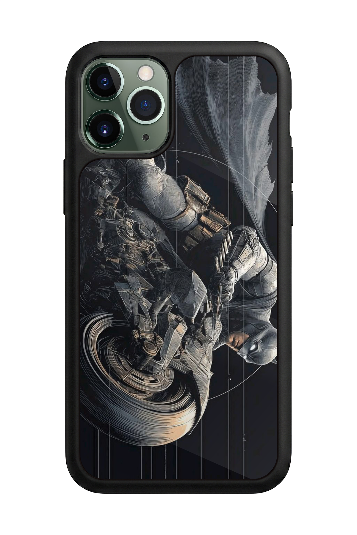 iPhone 11 Pro Max Uyumlu  Iron Man ( Demir Adam ) Tasarımlı Glossy Premium Kılıf