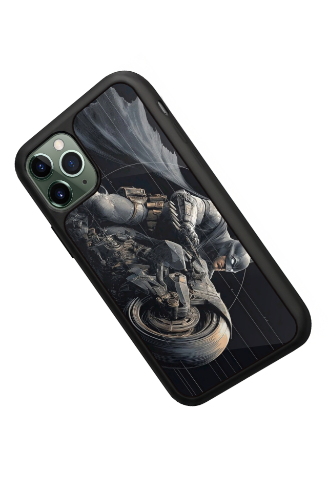 iPhone 11 Pro Max Uyumlu  Iron Man ( Demir Adam ) Tasarımlı Glossy Premium Kılıf
