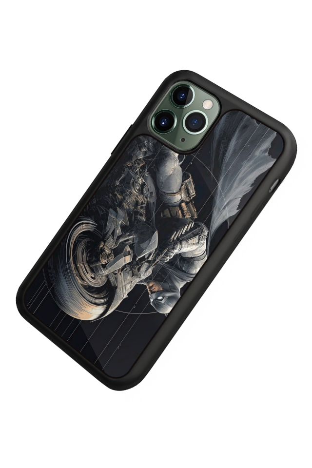 iPhone 11 Pro Max Uyumlu  Iron Man ( Demir Adam ) Tasarımlı Glossy Premium Kılıf
